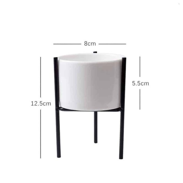 Pflanzenständer aus Messing, Sukkulenten-Blumentopfständer 19